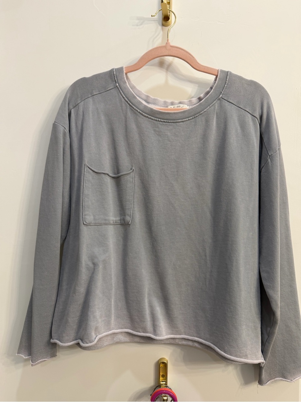 Z Supply Heather Gray Crewneck Pullover